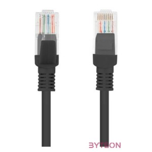 Lanberg PCU6-10CC-2000-BK hálózati kábel Fekete 20 M Cat6 U,UTP (UTP)