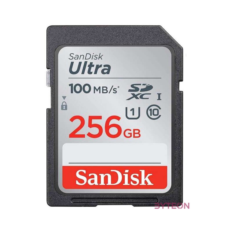 SanDisk Ultra memóriakártya 256 GB SDXC UHS-I Class 10