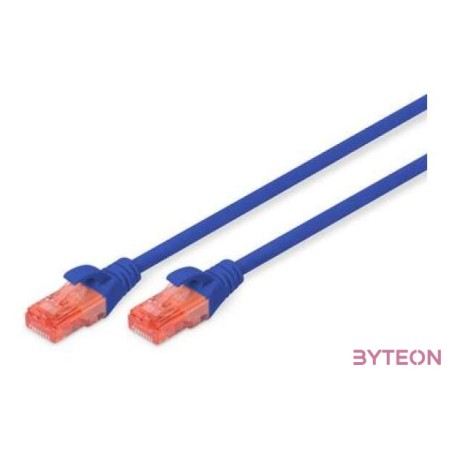 Digitus DK-1617-010,B hálózati kábel Kék 1 M Cat6 U,UTP (UTP)