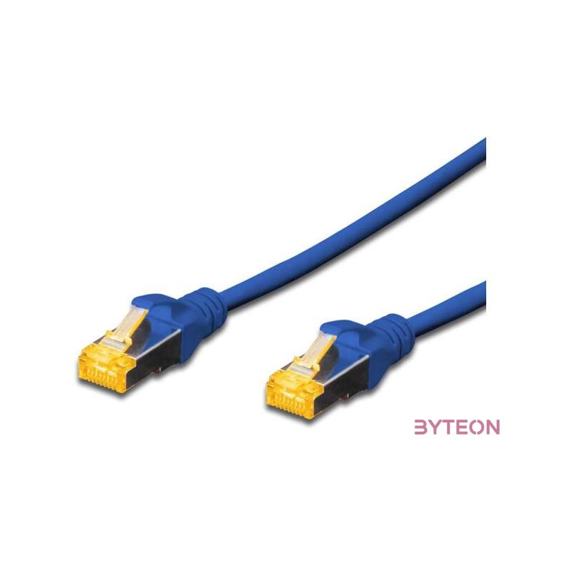 Digitus DK-1644-A-050,B hálózati kábel Kék 5 M Cat6a S,FTP (S-STP)