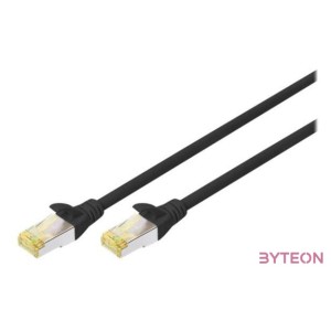 ASSMANN Electronic CAT6A S,FTP hálózati kábel Fekete 0,25 M S,FTP (S-STP)