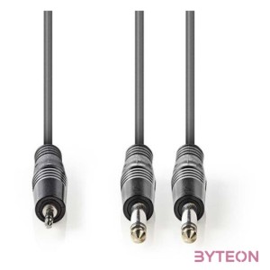 Nedis COTH23200GY15 audio kábel 1,5 M 2 x 6.35mm 3.5mm Szürke