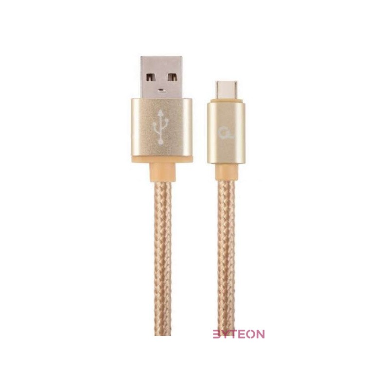 Cablexpert CCB-MUSB2B-AMBM-6-G USB kábel 1,8 M USB 2.0 USB A USB C Arany