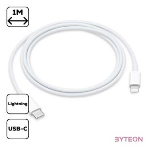Apple MM0A3ZM,A Lightning kábel 1 M Fehér