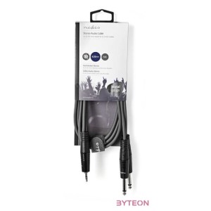 Nedis COTH23200GY15 audio kábel 1,5 M 2 x 6.35mm 3.5mm Szürke