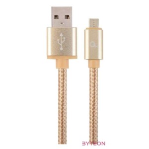 Cablexpert CCB-MUSB2B-AMBM-6-G USB kábel 1,8 M USB 2.0 USB A USB C Arany