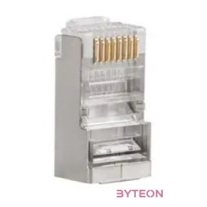 Lanberg PLS-5020 vezeték csatlakozó RJ-45 Rozsdamentes acél, Átlátszó