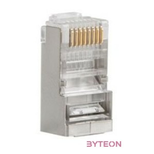 Lanberg PLS-5020 vezeték csatlakozó RJ-45 Rozsdamentes acél, Átlátszó