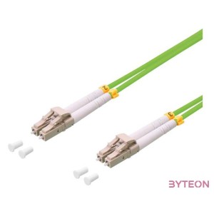 LogiLink FP5LC02 száloptikás kábel 2 M LC OM5 Zöld