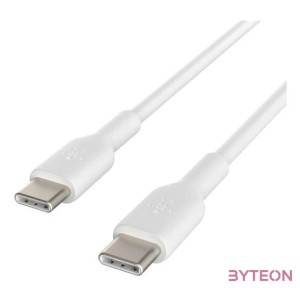 Belkin CAB003BT2MWH USB kábel 2 M USB C Fehér