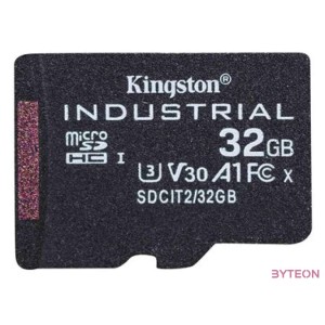 Kingston Technology Industrial memóriakártya 32 GB MicroSDHC UHS-I Class 10