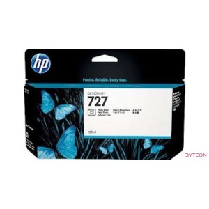 HP 727 (C1Q12A) - Fekete Matt, extranagy kapacitású