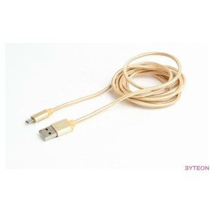 Cablexpert CCB-MUSB2B-AMBM-6-G USB kábel 1,8 M USB 2.0 USB A USB C Arany