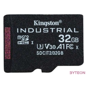 Kingston Technology Industrial memóriakártya 32 GB MicroSDHC UHS-I Class 10