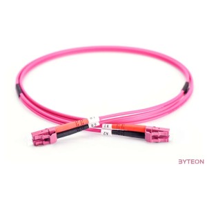 Digitus DK-2533-01-4 száloptikás kábel 1 M LC I-VH OM4 Ibolya