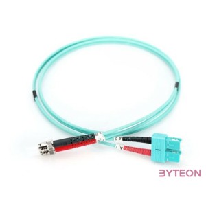 Digitus DK-2512-03,3 száloptikás kábel 3 M ST SC I-VH OM3 Türkizkék