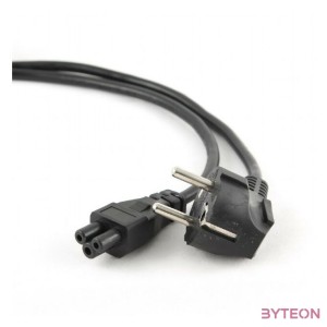 Gembird PC-186-ML12-1M tápkábel Fekete CEE7,7 C5 csatlakozó