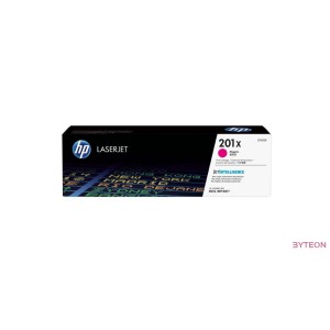 HP 201X (CF403X) - Bíbor, nagy kapacitású