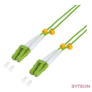 LogiLink FP5LC02 száloptikás kábel 2 M LC OM5 Zöld