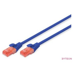 Digitus DK-1617-010,B hálózati kábel Kék 1 M Cat6 U,UTP (UTP)