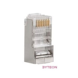 Lanberg PLS-5020 vezeték csatlakozó RJ-45 Rozsdamentes acél, Átlátszó