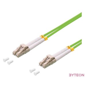 LogiLink FP5LC02 száloptikás kábel 2 M LC OM5 Zöld