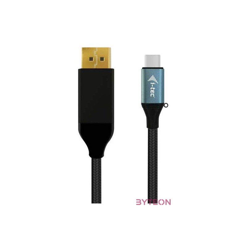 i-tec C31CBLDP60HZ2M video átalakító kábel 2 M USB C-típus DisplayPort Fekete