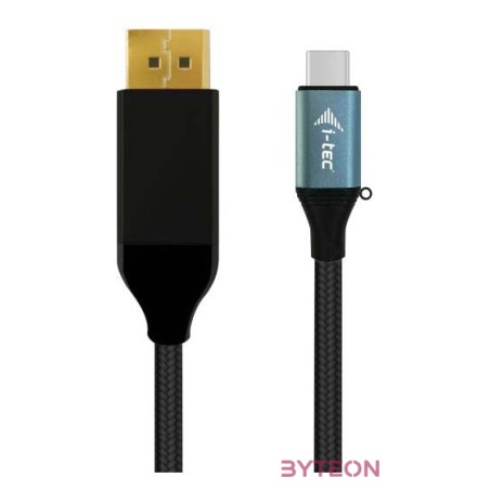 i-tec C31CBLDP60HZ2M video átalakító kábel 2 M USB C-típus DisplayPort Fekete