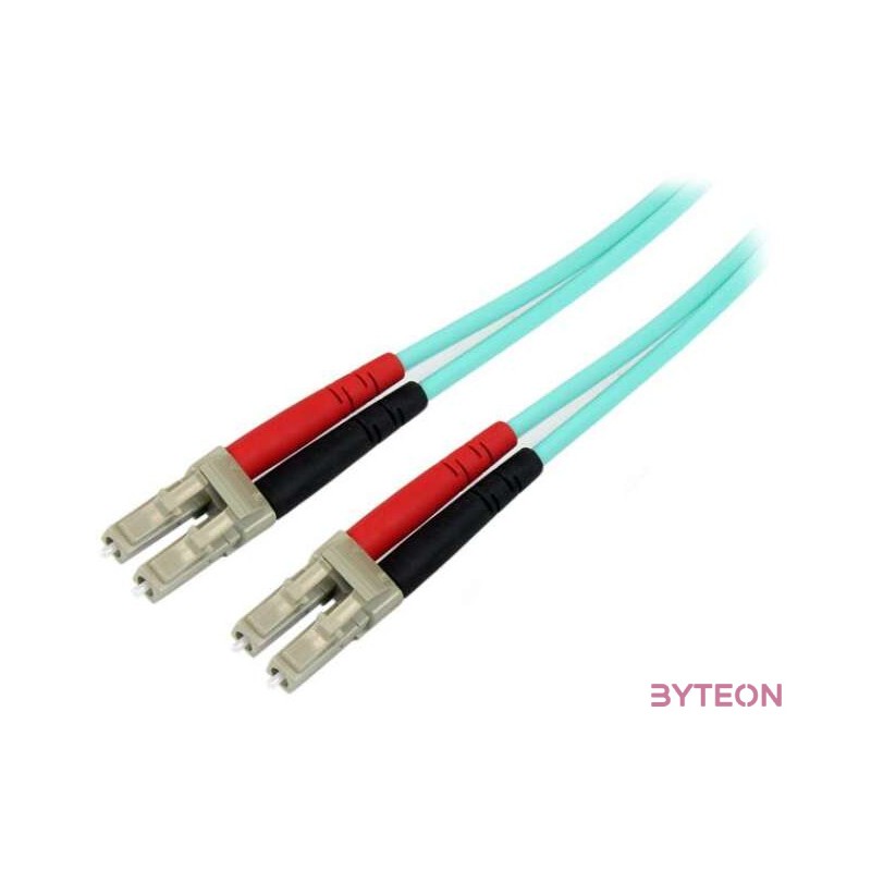 StarTech.com 450FBLCLC5 száloptikás kábel 5 M LC OM4 Türkizkék, Kék