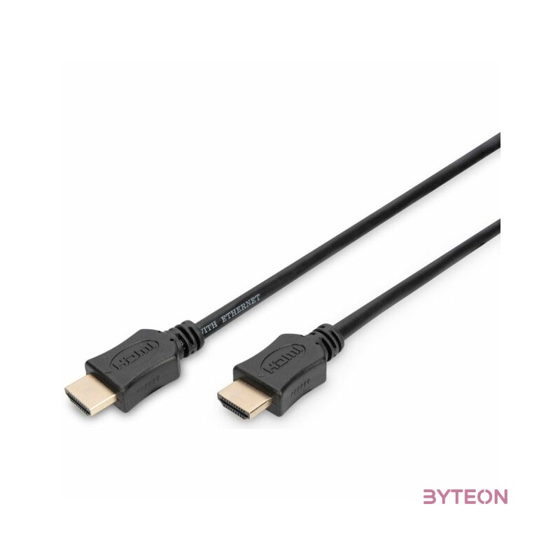 Digitus AK-330107-100-S HDMI kábel 10 M HDMI A-típus (Standard) USB Fekete