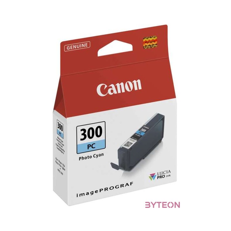 Canon PFI-300 tintapatron 1 dB Eredeti Fotó cián