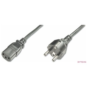 Digitus AK-440101-018-S tápkábel Fekete 1,8 M CEE7,7 IEC C13