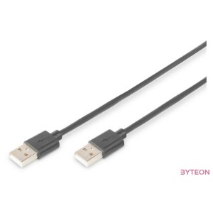 Digitus 1.0m USB 2.0 A,A USB kábel 1 M USB A Fekete