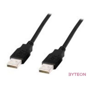 Digitus 1.0m USB 2.0 A,A USB kábel 1 M USB A Fekete