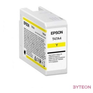 Epson Singlepack Yellow T47A4 UltraChrome Pro tintapatron 1 dB Eredeti Sárga