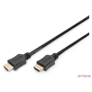 Digitus AK-330107-100-S HDMI kábel 10 M HDMI A-típus (Standard) USB Fekete