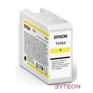 Epson Singlepack Yellow T47A4 UltraChrome Pro tintapatron 1 dB Eredeti Sárga