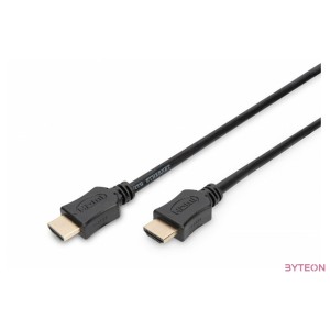 Digitus AK-330107-100-S HDMI kábel 10 M HDMI A-típus (Standard) USB Fekete