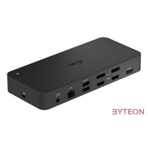 i-tec CATRIPLEDOCKPDPRO dokkoló állomás és port replikátor Vezetékes USB 3.2 Gen 1 (3.1 Gen 1) Type-C Fekete