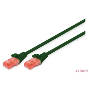 Digitus DK-1617-005,G hálózati kábel Zöld 0,5 M Cat6 U,UTP (UTP)