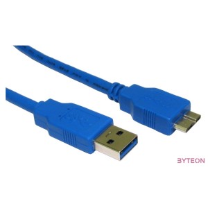 Goobay 1m USB 3.0 A,micro-B USB kábel USB A Micro-USB B Fekete