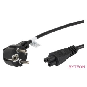 Lanberg CA-C5CA-11CC-0018-BK tápkábel Fekete 1,8 M CEE7,7 C5 csatlakozó