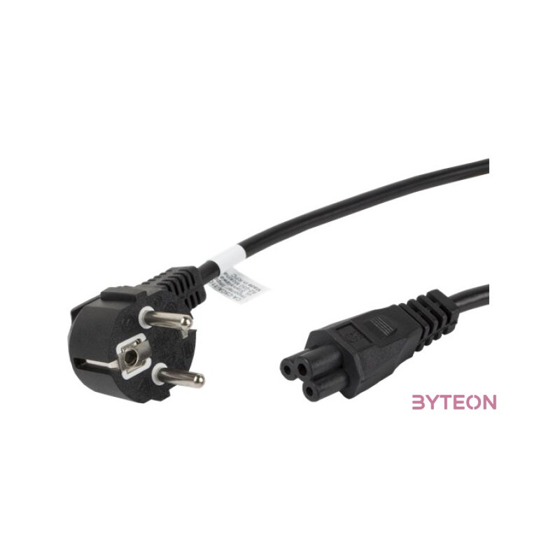 Lanberg CA-C5CA-11CC-0018-BK tápkábel Fekete 1,8 M CEE7,7 C5 csatlakozó