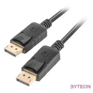 Lanberg CA-DPDP-10CC-0030-BK DisplayPort kábel 3 M Fekete