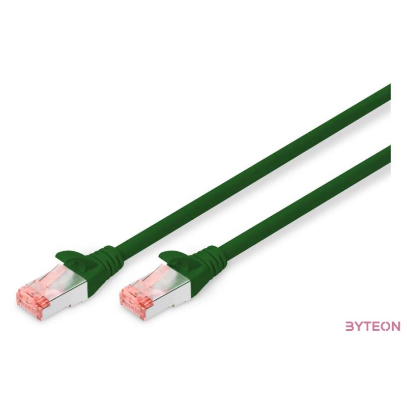 Digitus 2m Cat6 S-FTP hálózati kábel Zöld S,FTP (S-STP)