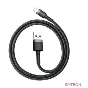 Baseus CALKLF-CG1 USB kábel 2 M USB A Szürke, Fekete