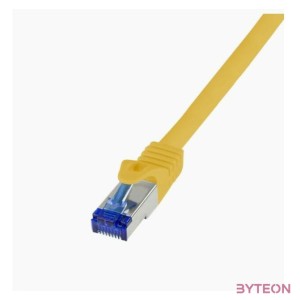 LogiLink C6A047S hálózati kábel Sárga 1,5 M Cat6a S,FTP (S-STP)