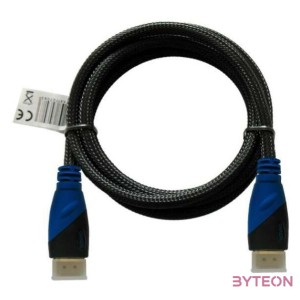 Savio CL-49 HDMI kábel 5 M HDMI A-típus (Standard) Fekete, Kék