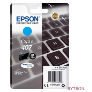 Epson WF-4745 tintapatron 1 dB Eredeti Nagy (XL) kapacitású Cián