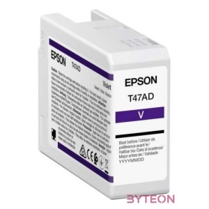 Epson T47AD UltraChrome Pro tintapatron 1 dB Eredeti Ibolya